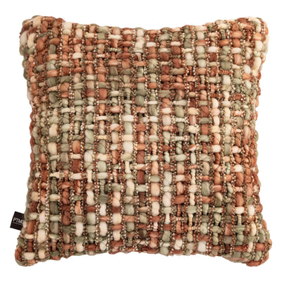 Dacy Karamel gerecycled polyester vierkant kussen by PTMD