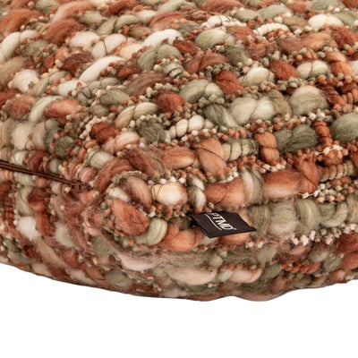 Dacy karamelkleurig rechthoekig kussen van gerecycled polyester by PTMD