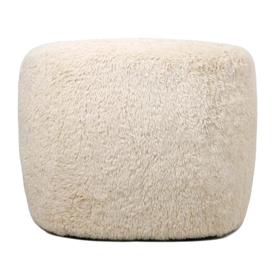 Fauteuil Aphrodite beige met bont by PTMD