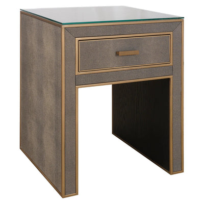 Nachtkastje Bloomville 1 Lade incl. glas (Bruin) by Richmond Interiors