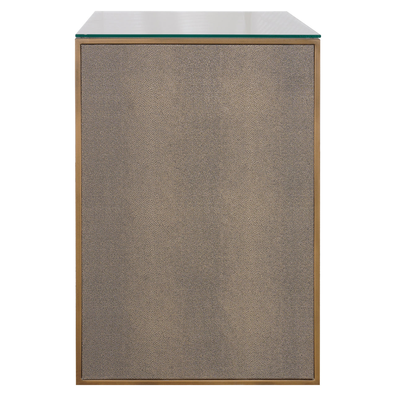 Nachtkastje Bloomville 1 Lade incl. glas (Bruin)