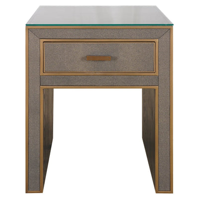 Nachtkastje Bloomville 1 Lade incl. glas (Bruin) by Richmond Interiors