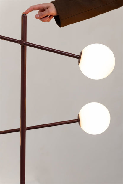 Vloerlamp Copenhagen, burgundy