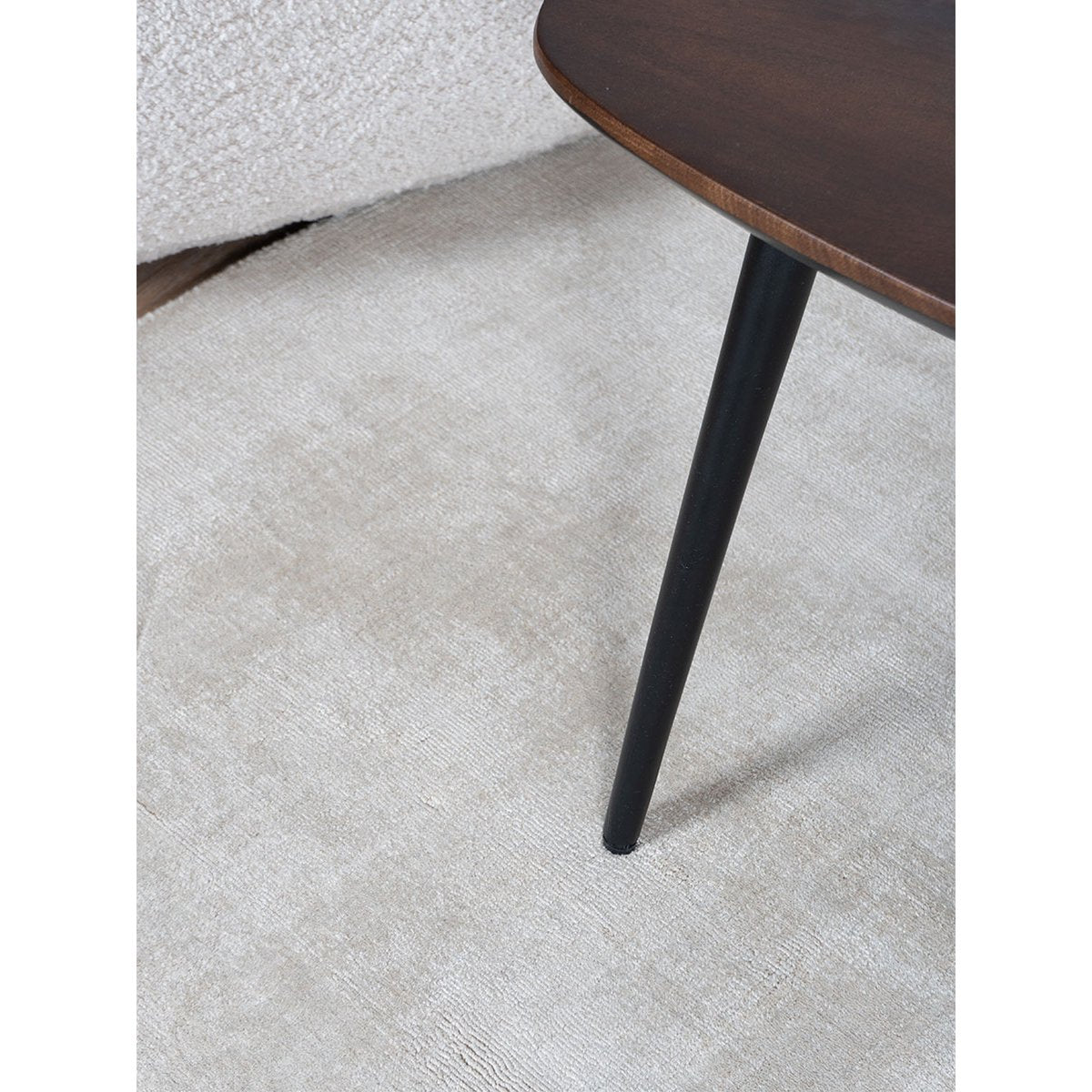 Vloerkleed Cos Beige - Rond ø150 cm