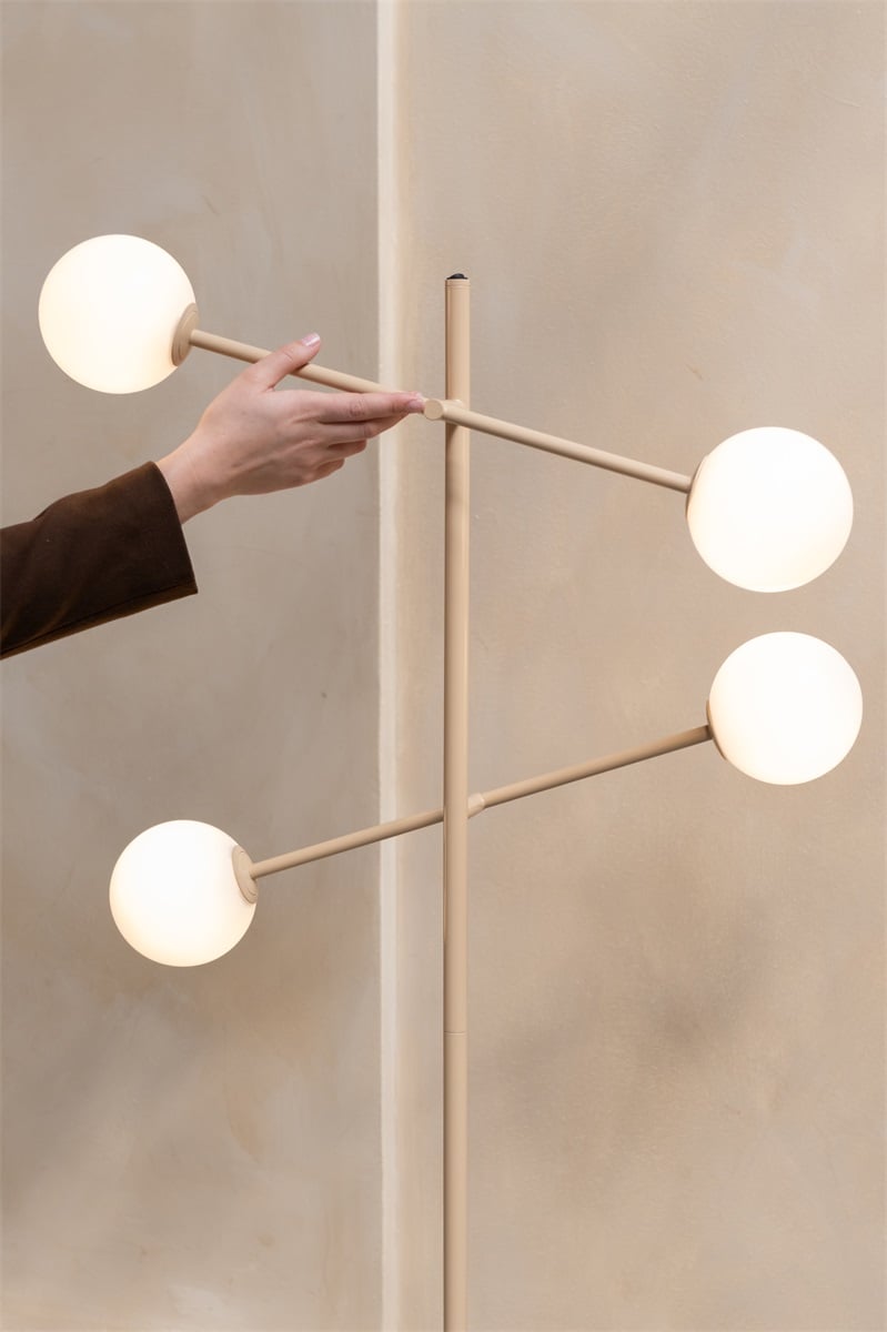 Vloerlamp Copenhagen, beige