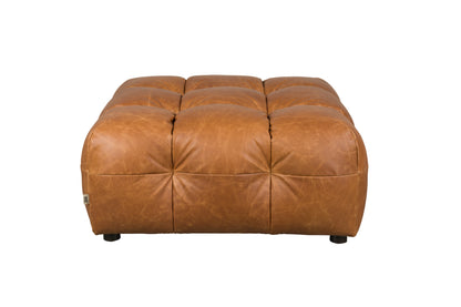 Hocker Hackman Leather Cognac