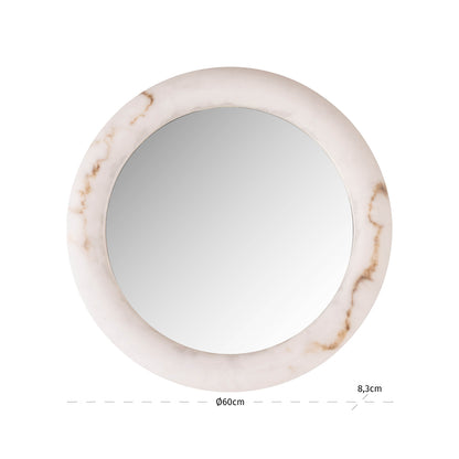 Wandlamp Oravelle wit Ø60