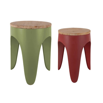 Krukjesset Dubbel Funky Groen en Rood by Leitmotiv
