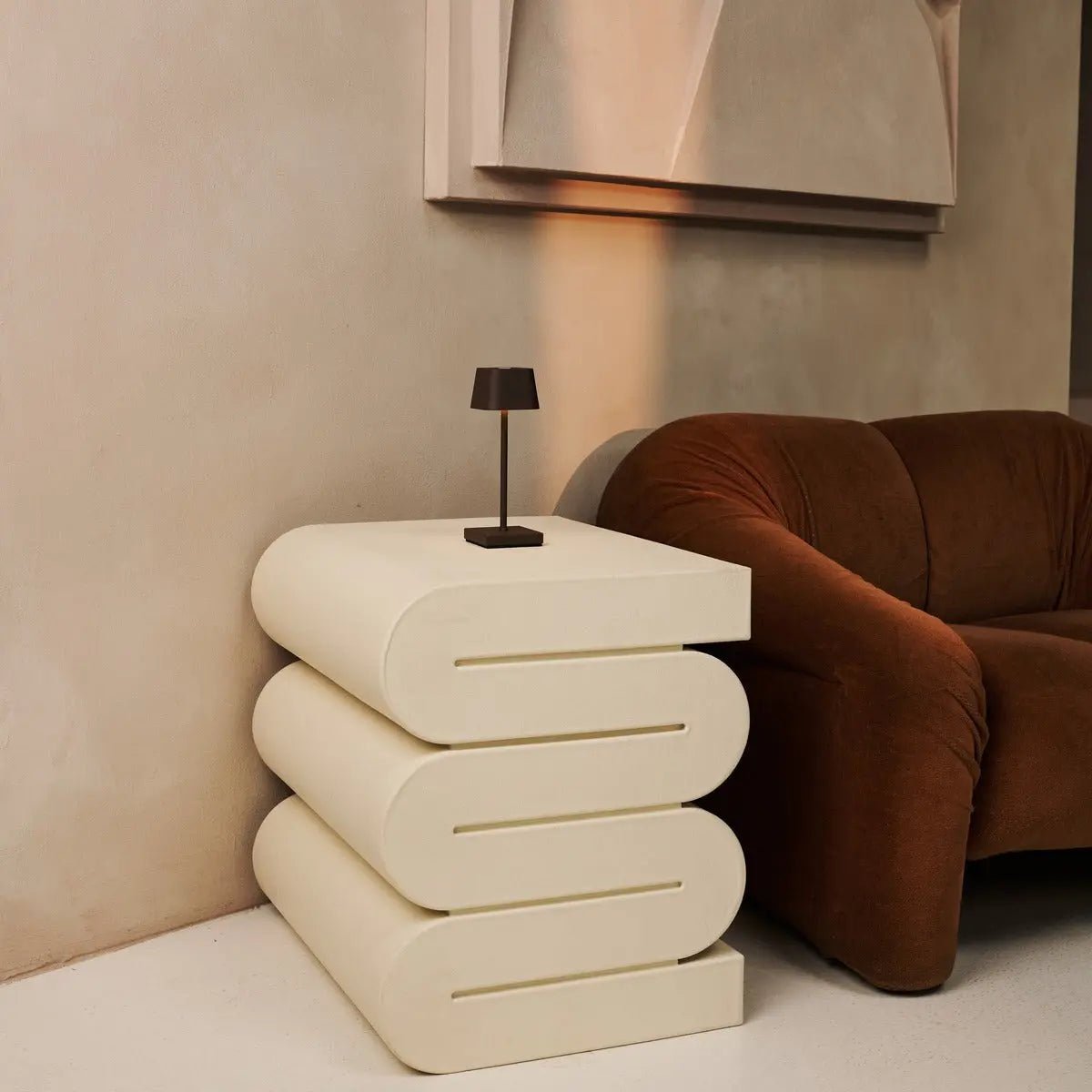 Tafellamp oplaadbaar Sarphati Mini Mokka Bruin