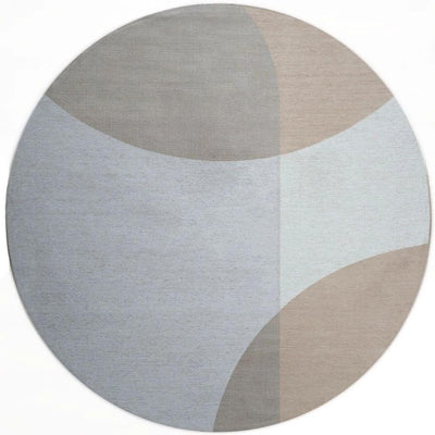 Vloerkleed Eli Beige ø200 cm by Veer Carpets