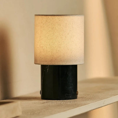 Tafellamp oplaadbaar Dou Black/Nero Marquina by Tavellio - Amsterdam
