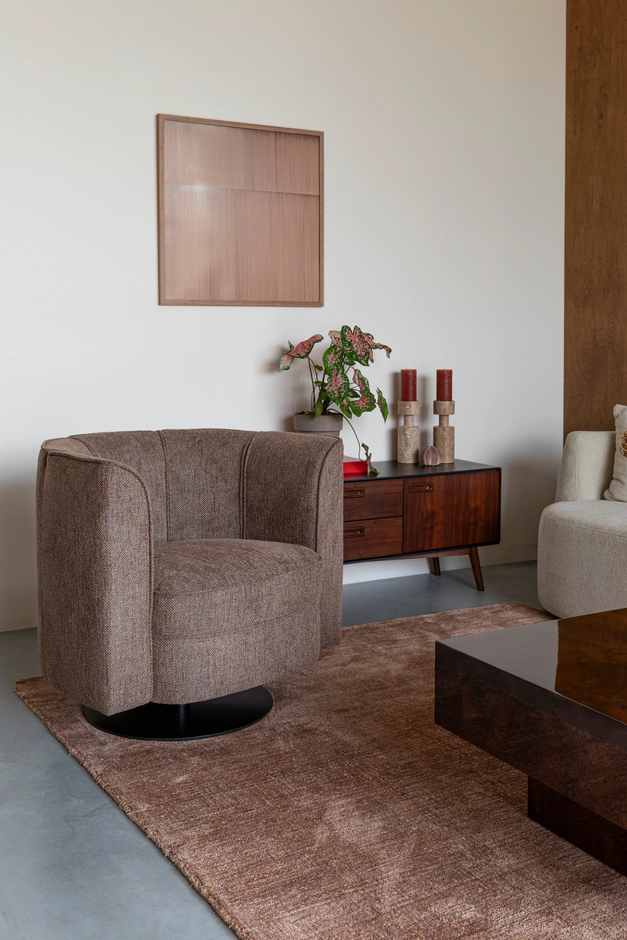 Fauteuil Flower Brown by Dutchbone