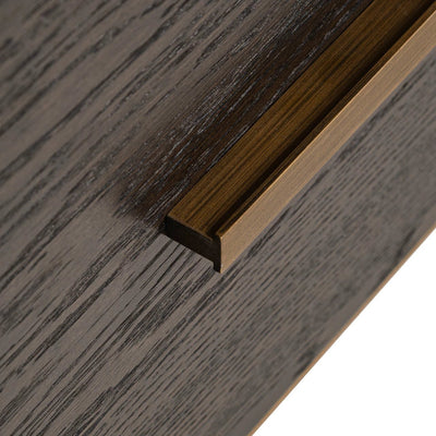 Wandkast Carter bruin smal 2 laden by Richmond Interiors