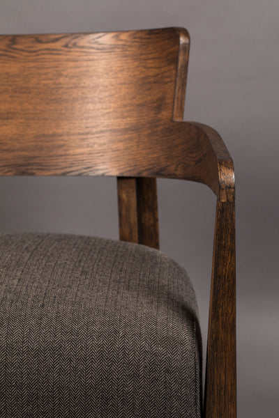 Fauteuil Duran Grey Fr by Dutchbone