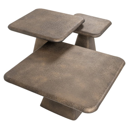 Salontafel Marlie goud (Set van 3)