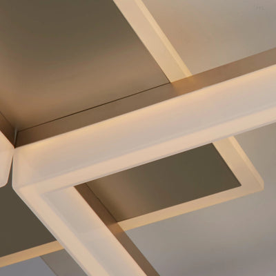 Plafondlamp Fence LED, Gold by Searchlight