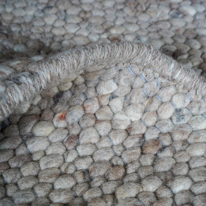 Vloerkleed Stone Donker Beige - Kiezelvormig 200 x 280 cm