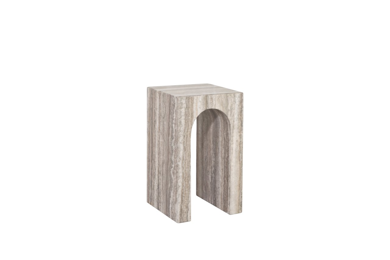 Bijzettafel Dulce Grey Faux travertine by Richmond Interiors