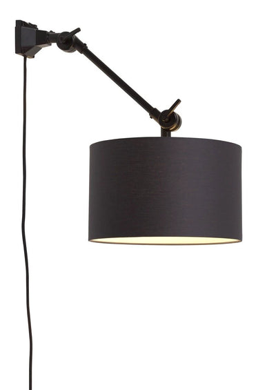 Wandlamp Amsterdam - Zwart/Zwart - 65x32x45cm by it's about RoMi