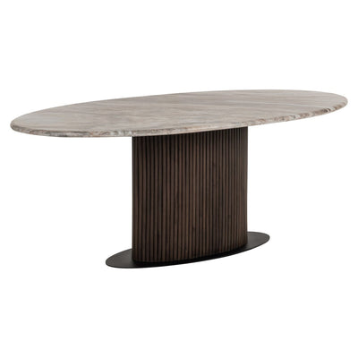Eettafel Rasford donkerbruin ovaal by Richmond Interiors