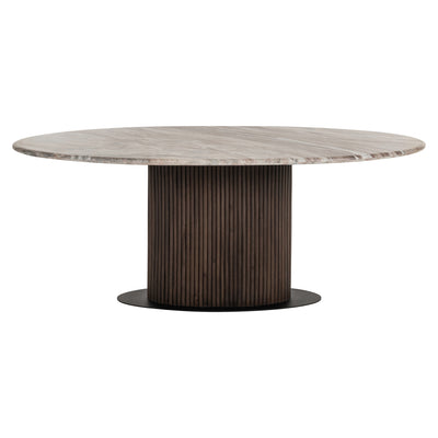 Eettafel Rasford donkerbruin ovaal by Richmond Interiors