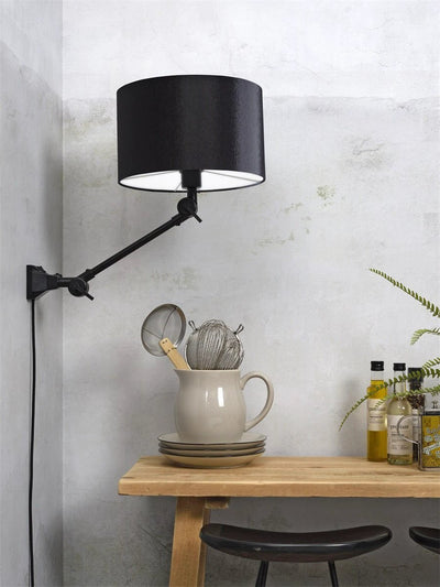 Wandlamp Amsterdam - Zwart/Zwart - 65x32x45cm by it's about RoMi