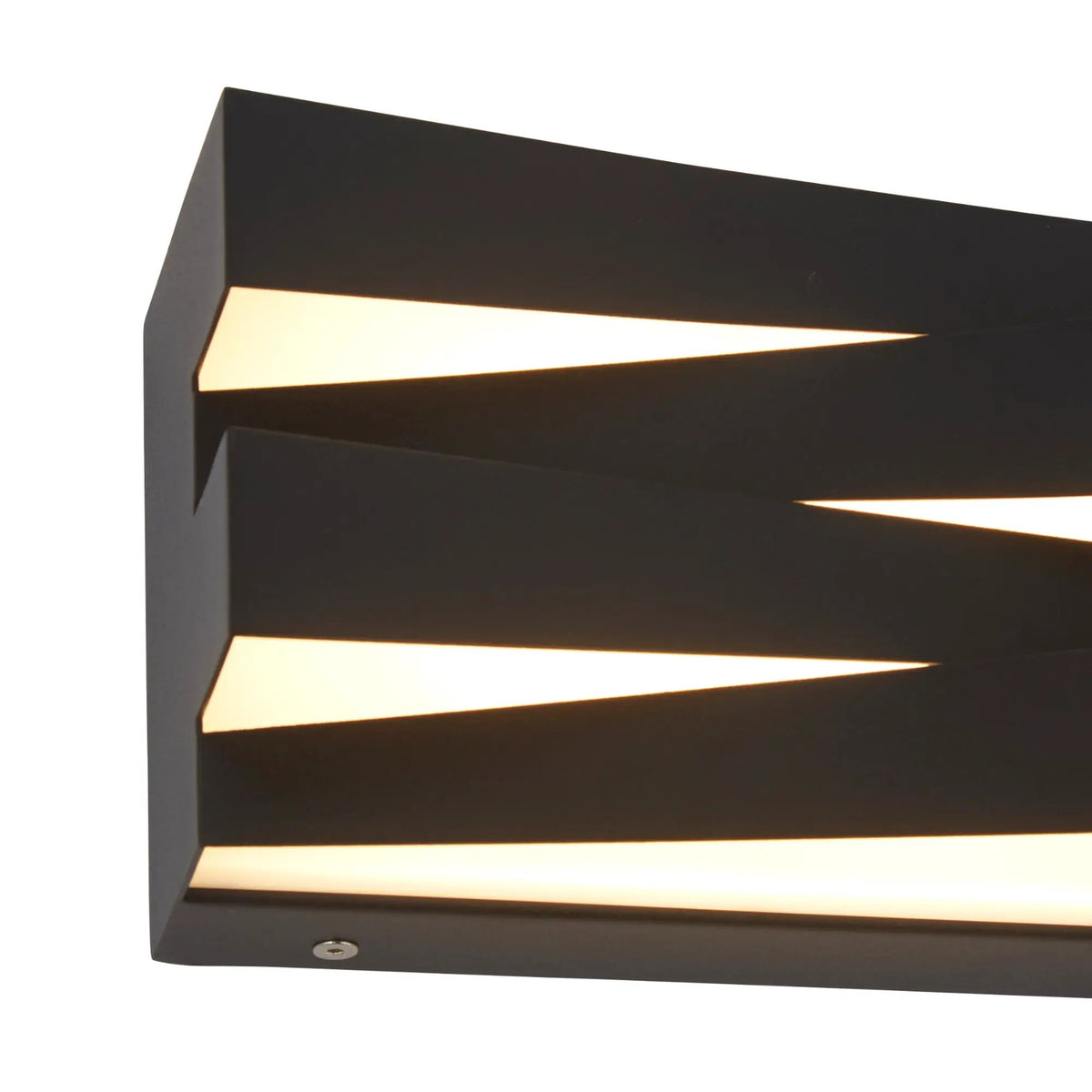 Wandlamp Section - Sand Black by Searchlight