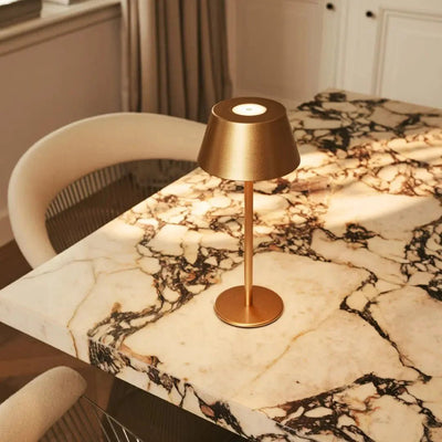 Tafellamp oplaadbaar Milou Gold by Tavellio - Amsterdam