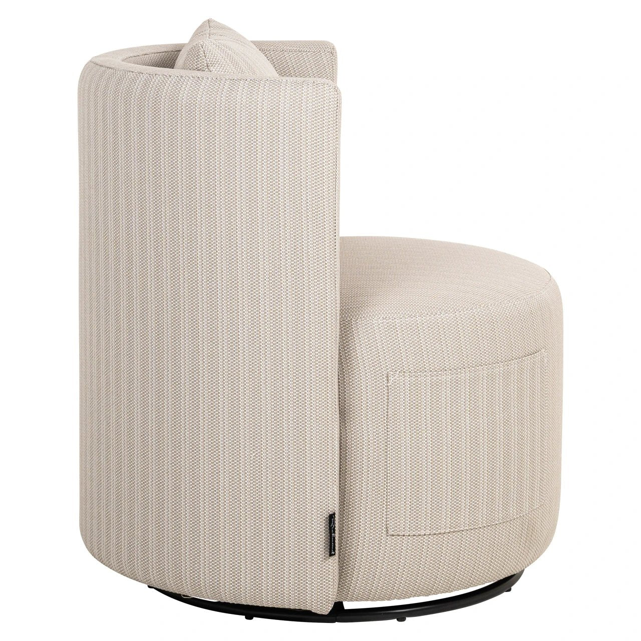 Eetkamerstoel Marlin beige voor buiten, draaibaar by Richmond Interiors
