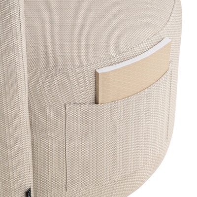 Eetkamerstoel Marlin beige voor buiten, draaibaar by Richmond Interiors
