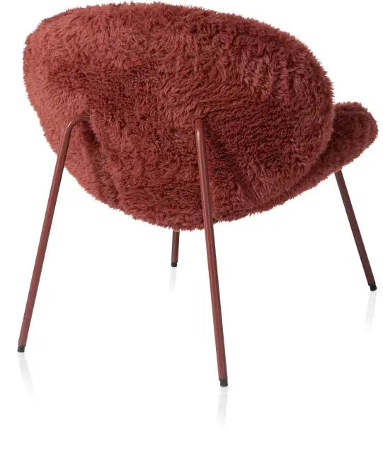 Fauteuil Freddy bordeaux by Coco Maison