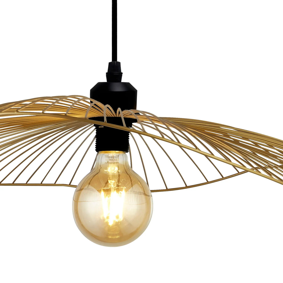 Hanglamp Wave 0-lichts - Black by Searchlight