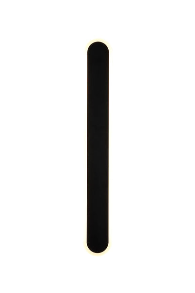 Wandlamp Bordo - Sand Black and Frosted Acrylic by Searchlight
