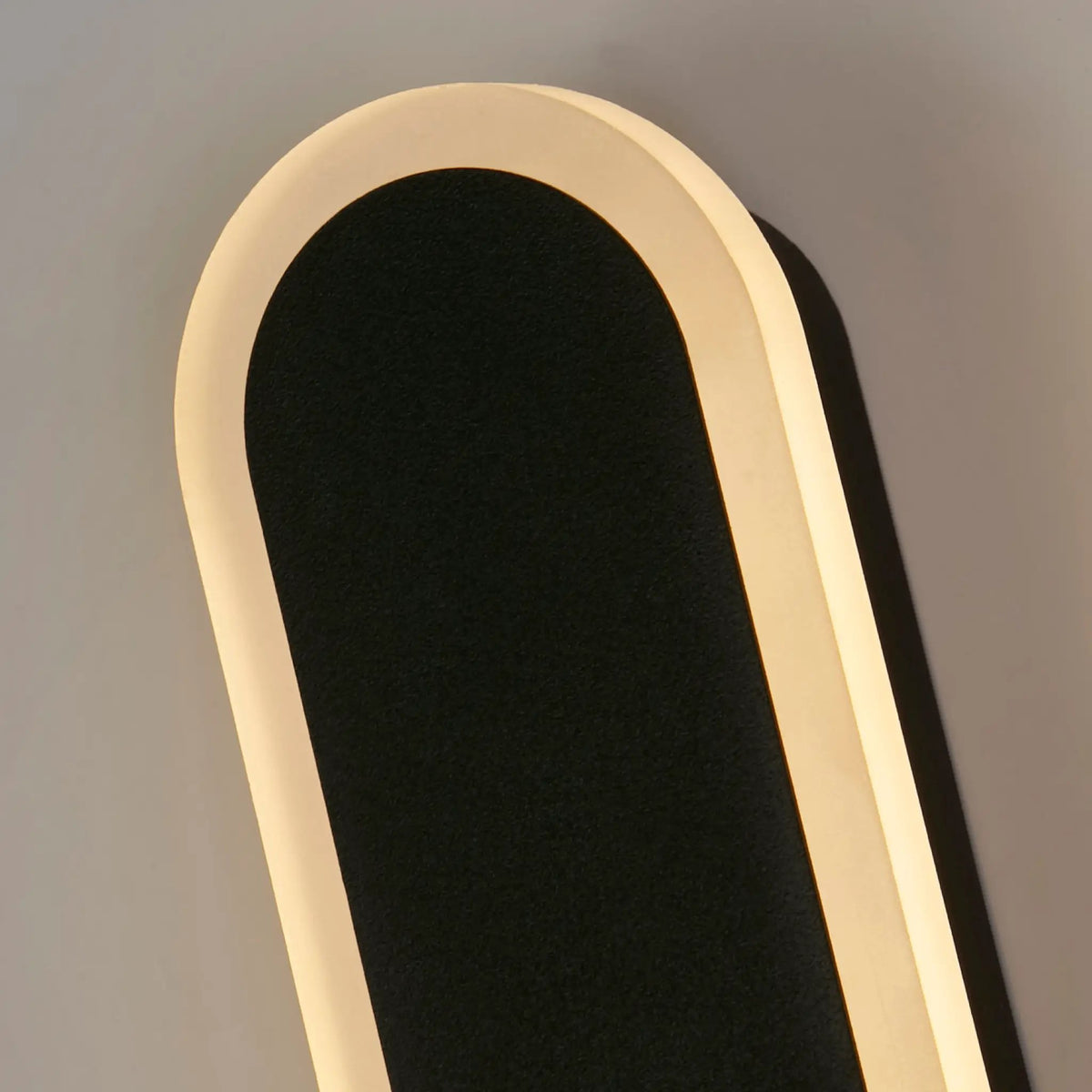 Wandlamp Bordo - Sand Black and Frosted Acrylic by Searchlight