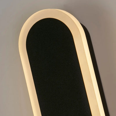 Wandlamp Bordo - Sand Black and Frosted Acrylic by Searchlight