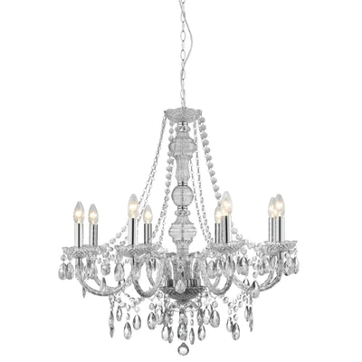 Hanglamp Marie Therese 8-lichts - Clear by Searchlight
