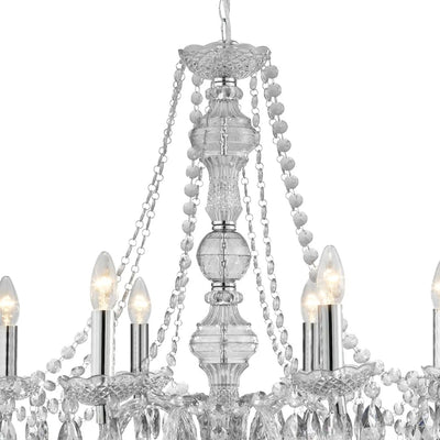 Hanglamp Marie Therese 8-lichts - Clear by Searchlight
