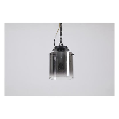 Sweden 1Lt Flush - Matt Black & Smoked Glass