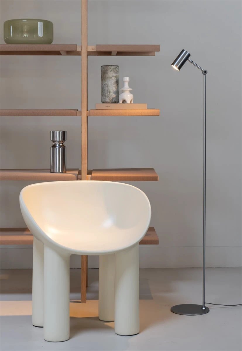 Vloerlamp Montreux, nickel finish by it's about RoMi