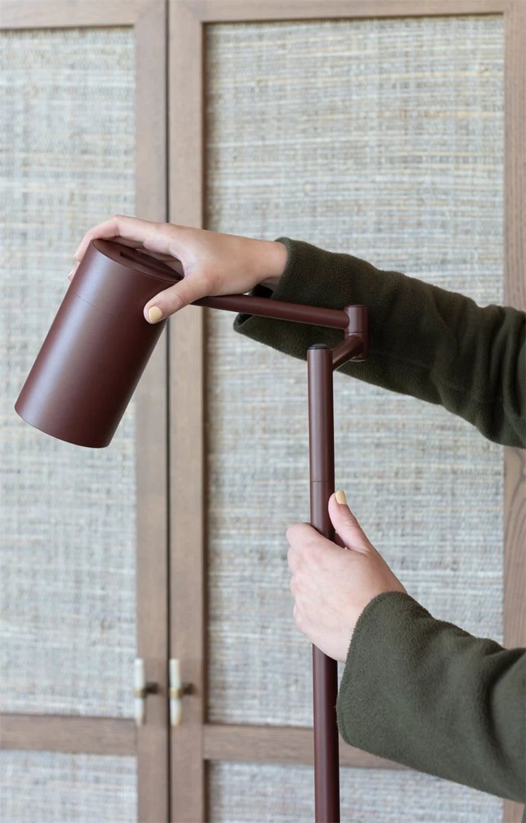 Vloerlamp Bilbao, burgundy by it's about RoMi