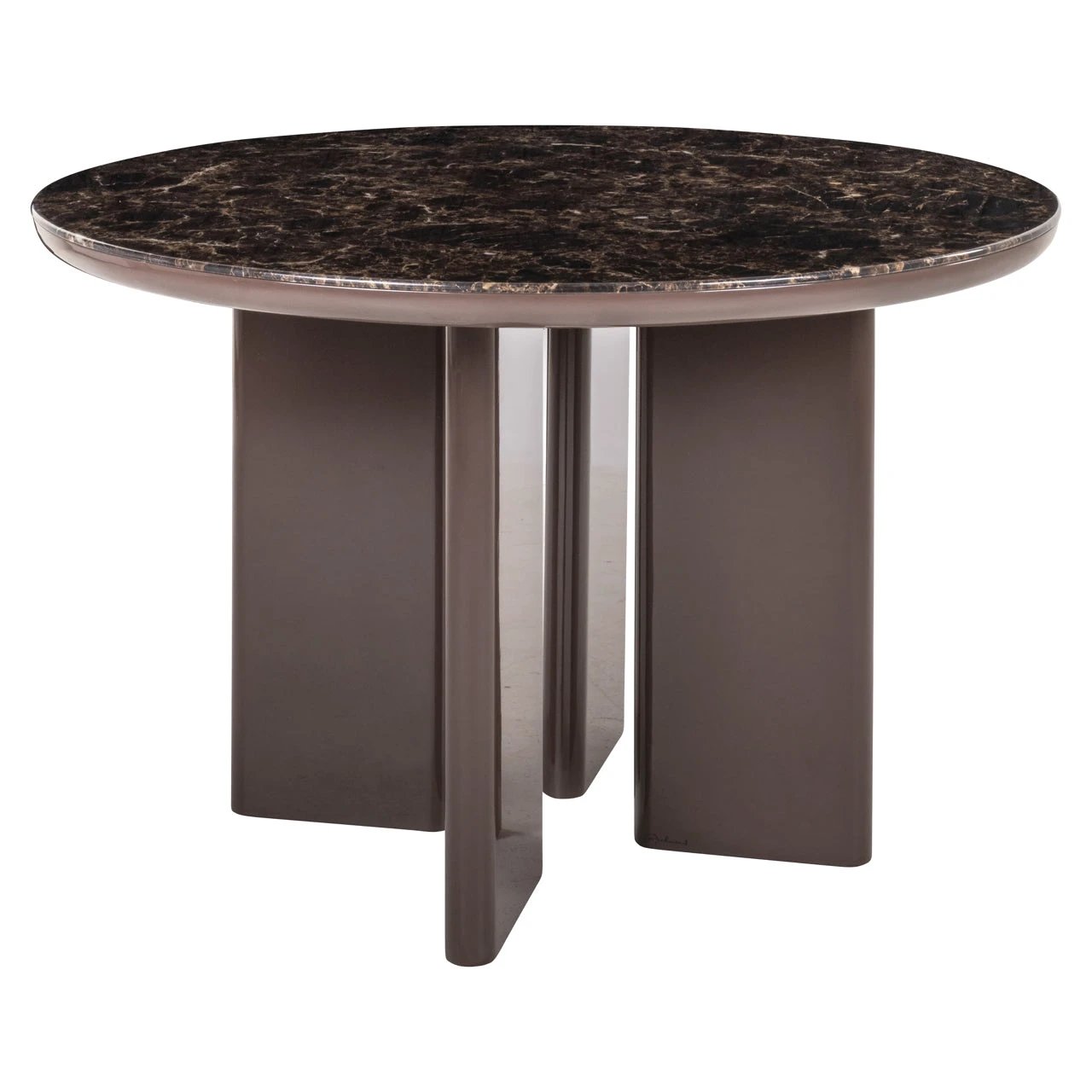 Eettafel Almundi chocoladebruin Ø 120 by Richmond Interiors