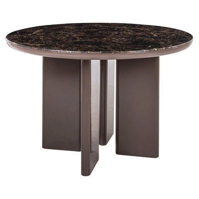 Eettafel Almundi chocoladebruin Ø 120 by Richmond Interiors