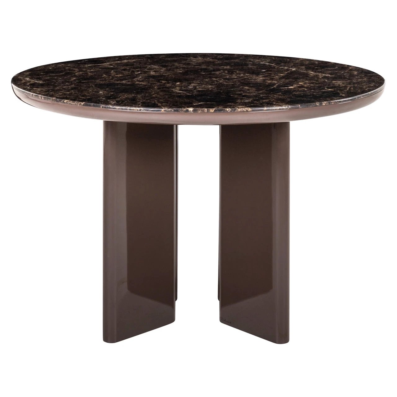 Eettafel Almundi chocoladebruin Ø 120 by Richmond Interiors
