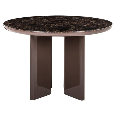Eettafel Almundi chocoladebruin Ø 120 by Richmond Interiors