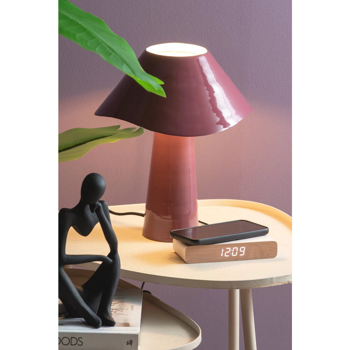 Tafellamp Ameno Rood by Leitmotiv