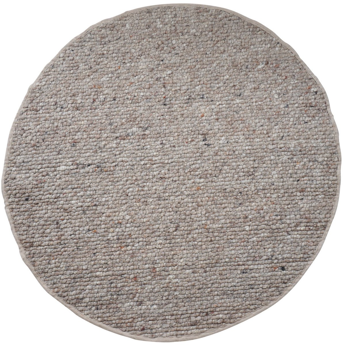 Vloerkleed Steve Donker Beige Rond ø200 cm