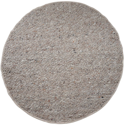 Vloerkleed Steve Donker Beige Rond ø200 cm