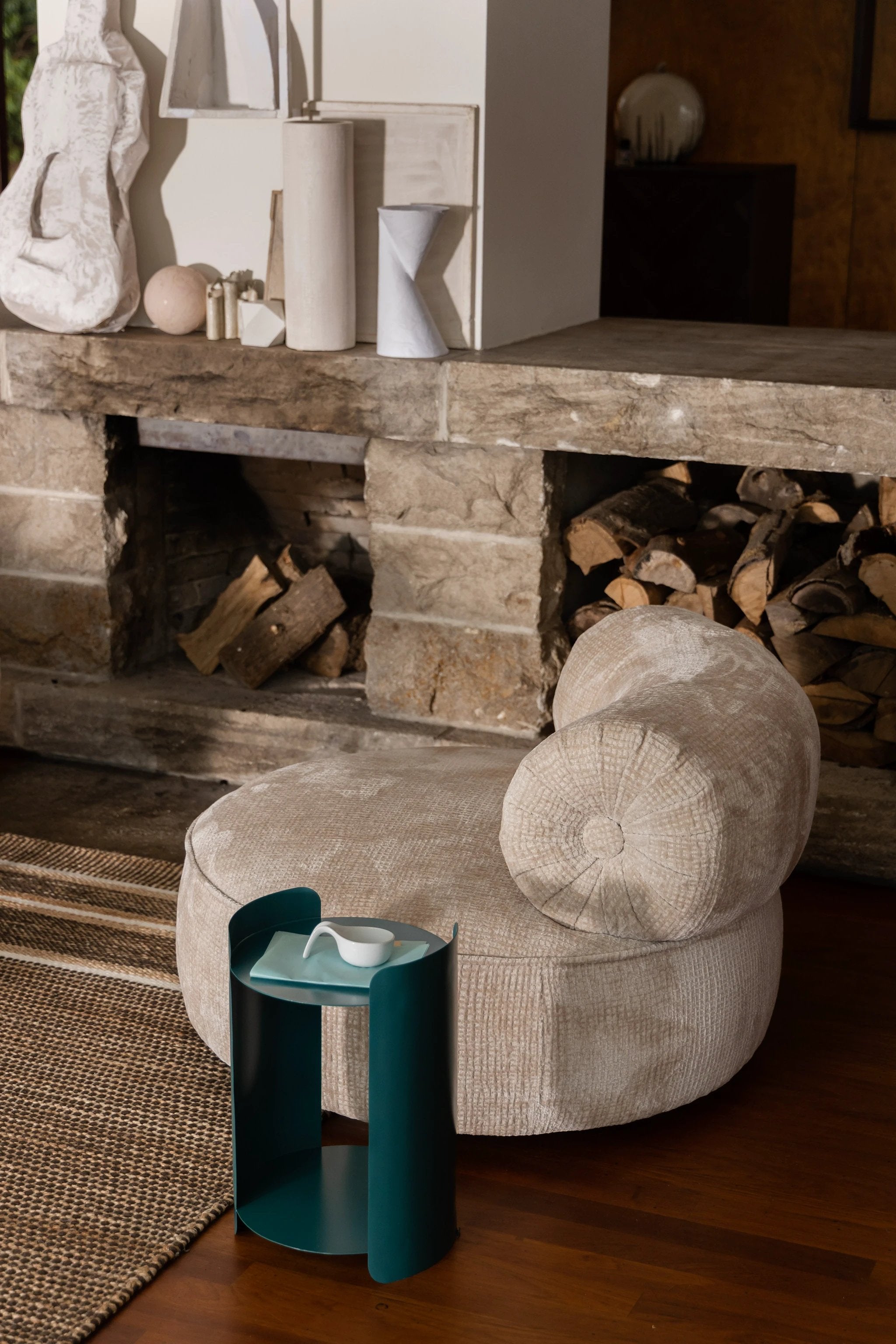 Fauteuil Tilbury Natural Beige by Dutchbone