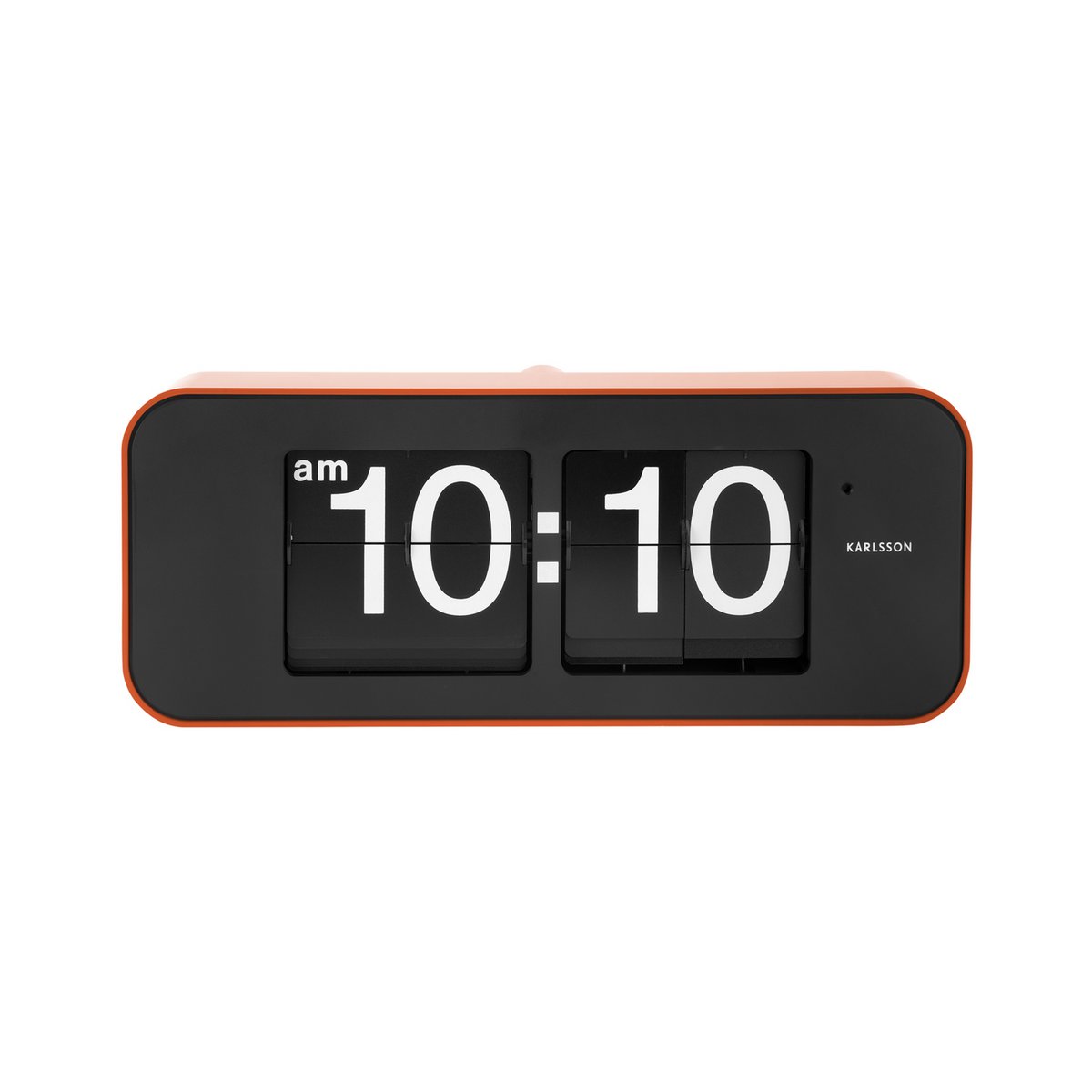 Wandklok Wide Flip Oranje