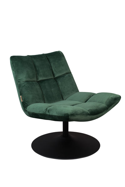 Fauteuil Bar Velvet Green by Dutchbone